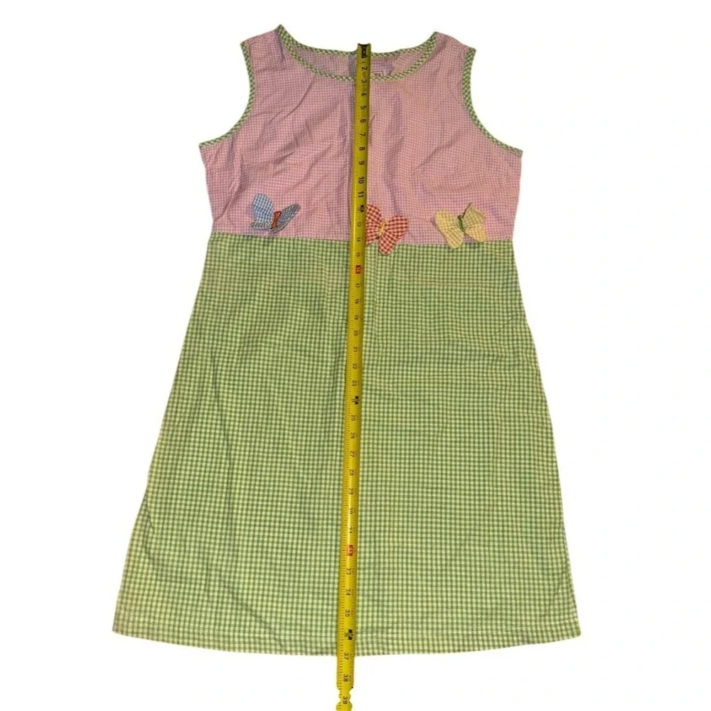 Colonial Originals women's  Dress Size 14 Gingham spring garden party old money